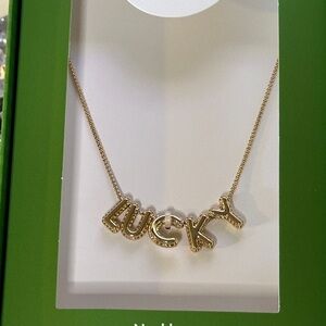 NWT/NIB Kate Spade x Target Collab “Lucky” Bubble Chain Necklace.